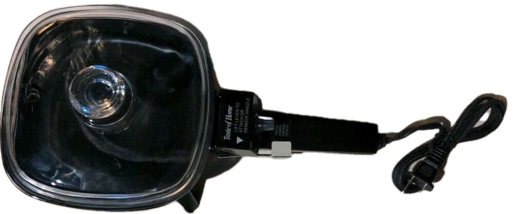 Taste Of Home 6" Skillet With Lid And Adjustable Heat Power Cord
